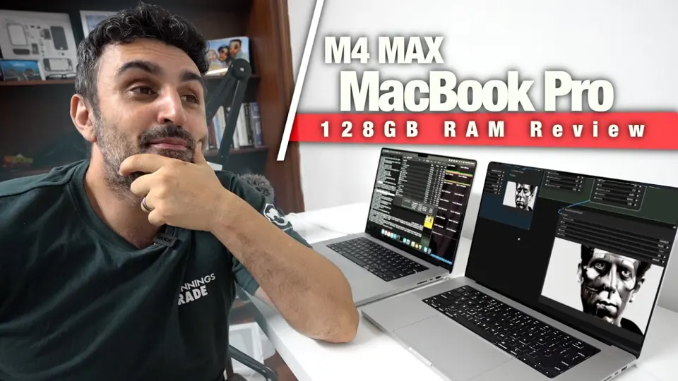 Video: 128 GB vs 64 GB M4 Max MacBook Pro: AI memory performance