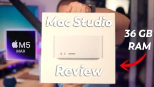 Video: Mac Studio M5 Max Basismodell im Test: KI, Videoschnitt und Gaming