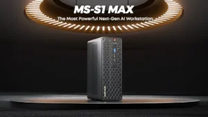 Vídeo: Estación de trabajo de IA Minisforum MS-S1 MAX con AMD Ryzen AI Max+ 395