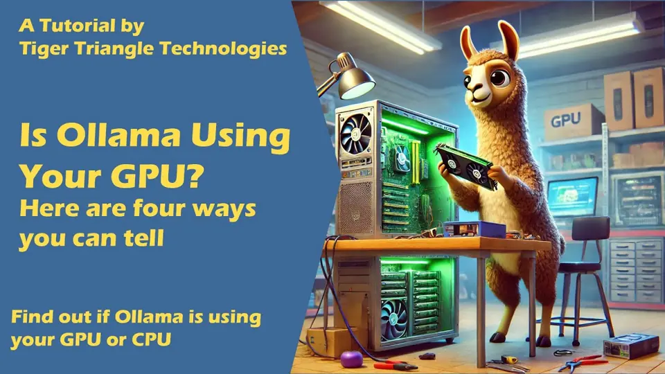 Video: Four ways to check if Ollama is using your GPU or CPU