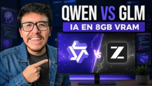 Video: Qwen3.5 9B against GLM 4.6V Flash 9B on an 8 GB graphics card: code and images in LM Studio (Q4_K_M, in Spanish)